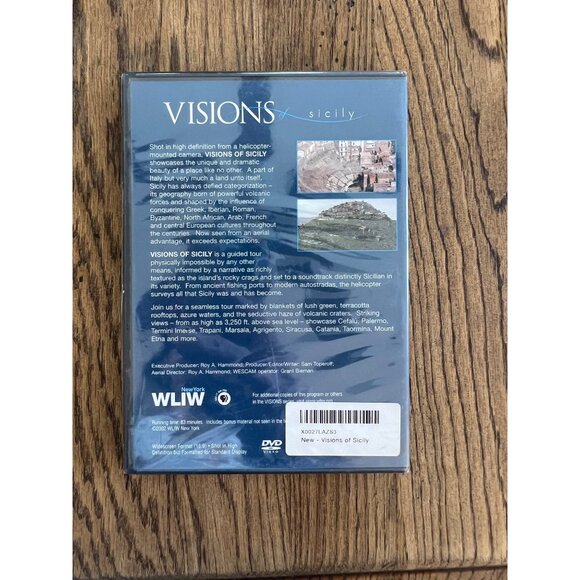 Visions Of Sicily DVD New York WLIW Documentary Helicopter Views NEW Sealed - Picture 3 of 4